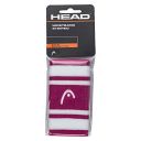 Head Striped Wristband 5'' Violet / White - 2 szt.